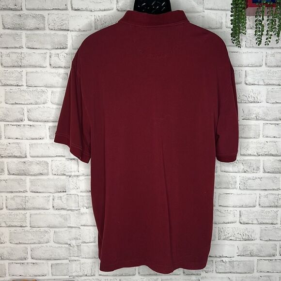 IZOD Silk Wash Polo Northrop Grumman Burgundy Virginia Class Submarine Shirt XXL - Picture 4 of 5